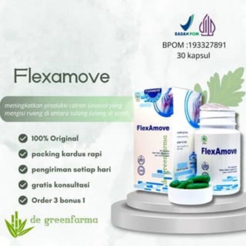 Flexamove - Obat Nyeri Sendi / Nyeri Tulang Herbal BPOM