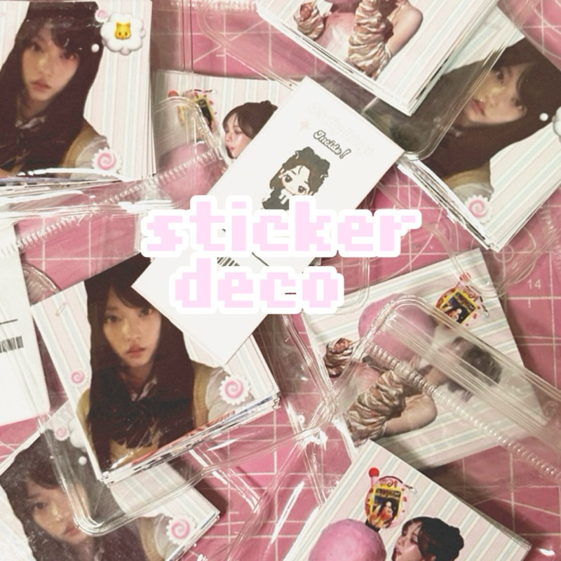 

[BACA DESC] sticker deco newjeans:25pcs | wonyoung and aespa:20pcs | 3,8 x 3,8cm (by.chive)