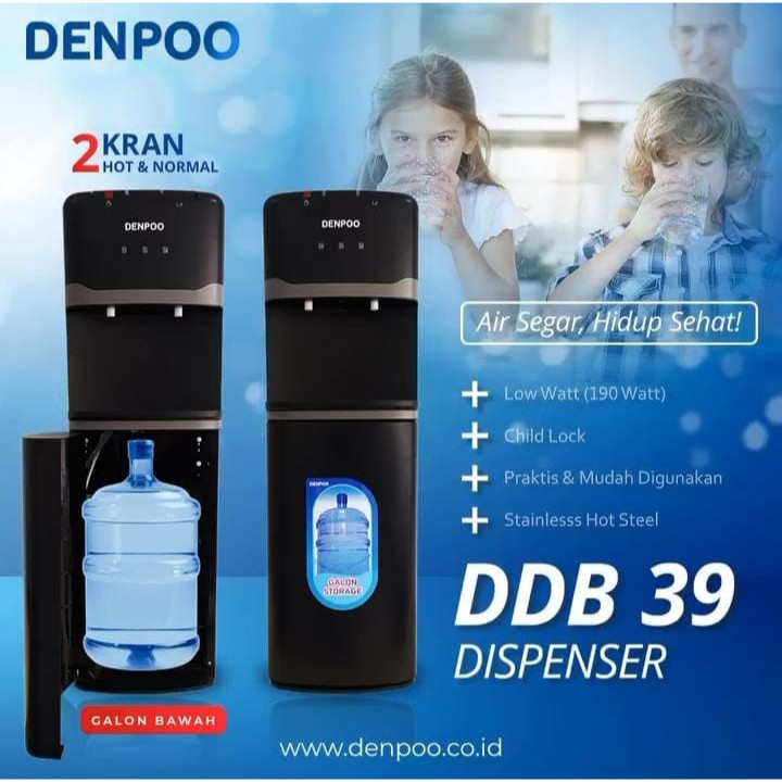 Dispenser Denpoo DDB39 Galon Bawah DDB-39
