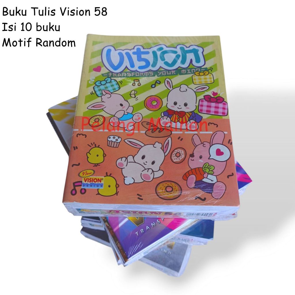 

Vision Buku Tulis Bergaris 58 Lembar isi 10 pc / Vision 58