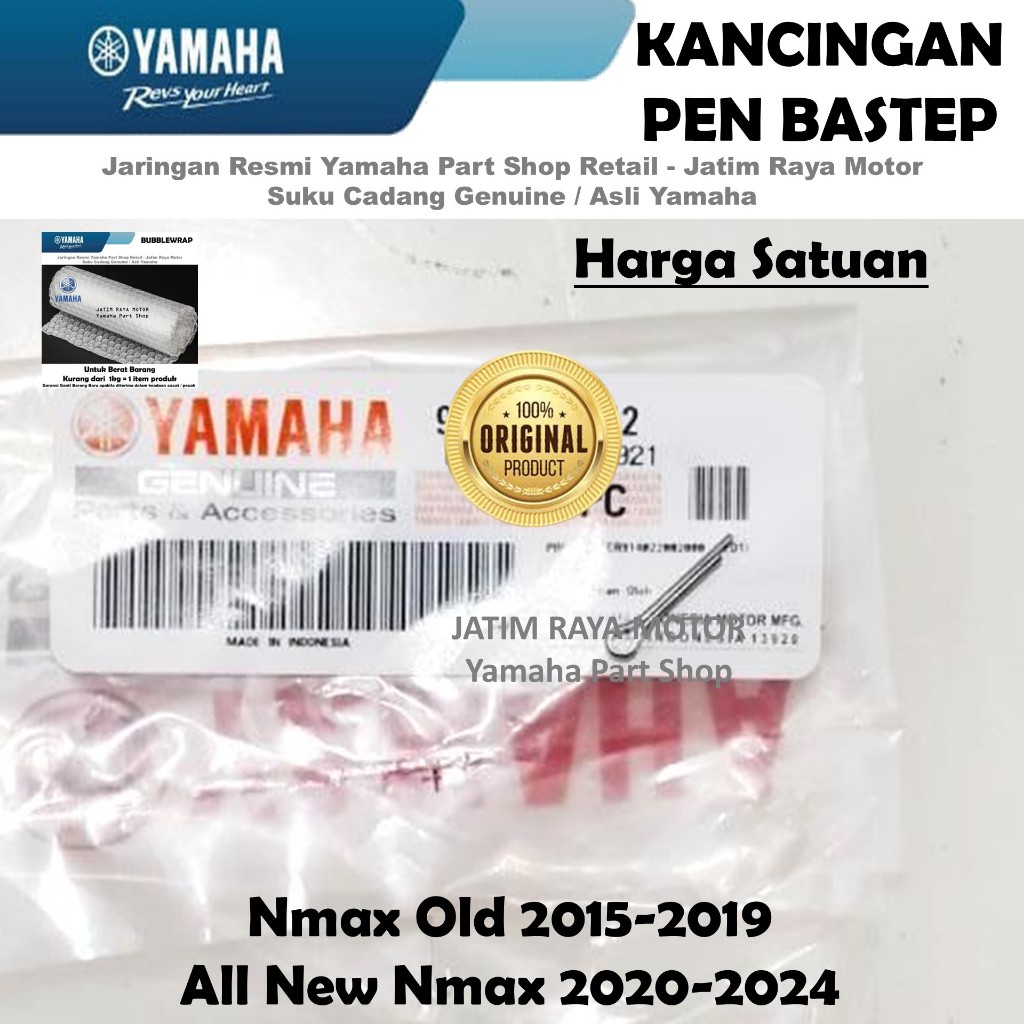 Kancingan Kancing Pin Pen Bastep All New N Max Nmax Old Asli Original Yamaha Surabaya