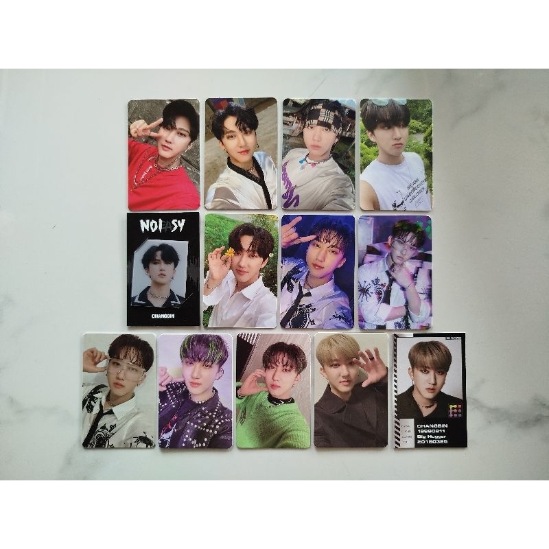 photocard official stray kids changbin no easy christmas evel oddinary skz pc