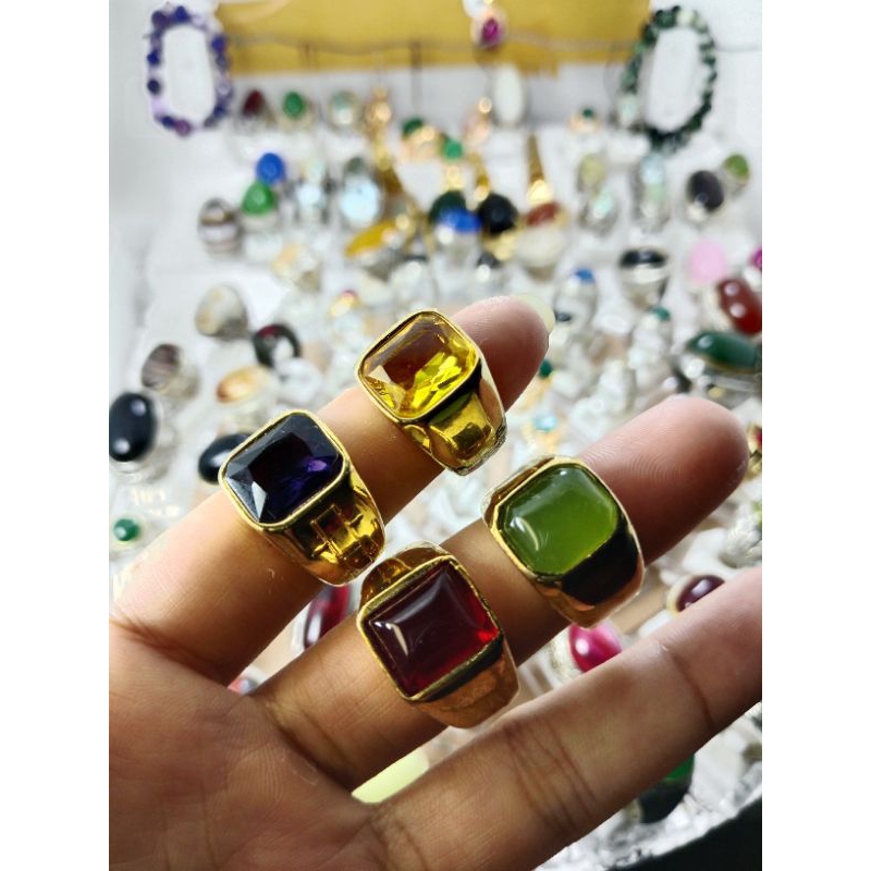 batu cincin ring titanium