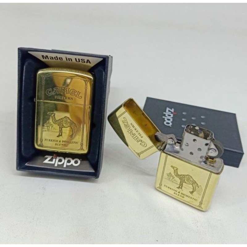 Korek Zipo Motif Unta Camel Korek Api Zipo USA