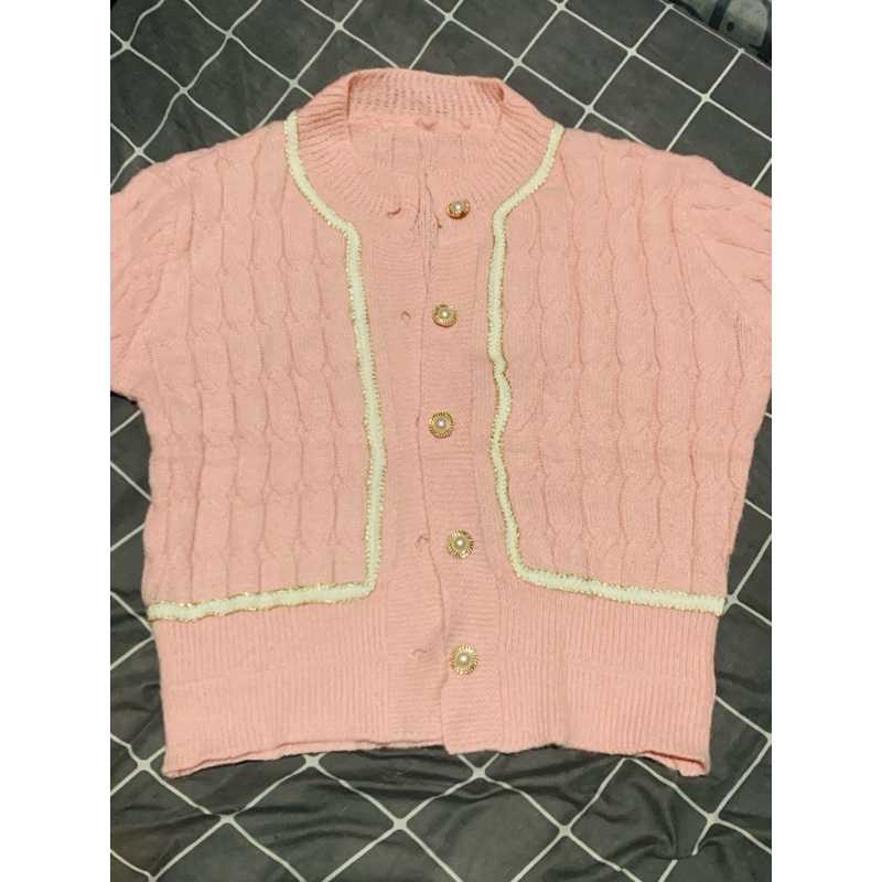 cardigan pink preloved