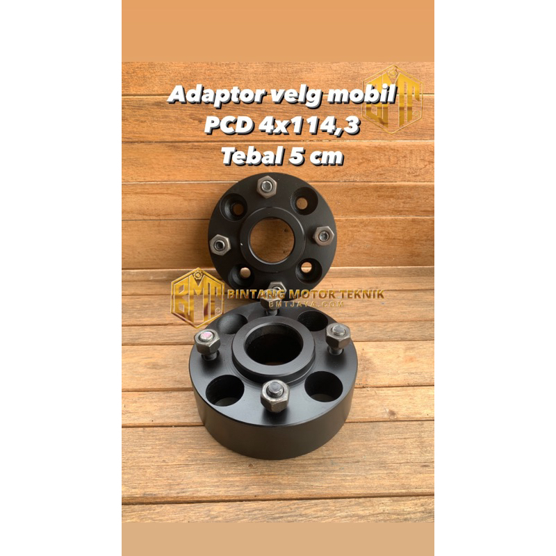 Adaptor velg mobil PCD 4x114,3 Tebal 5 cm