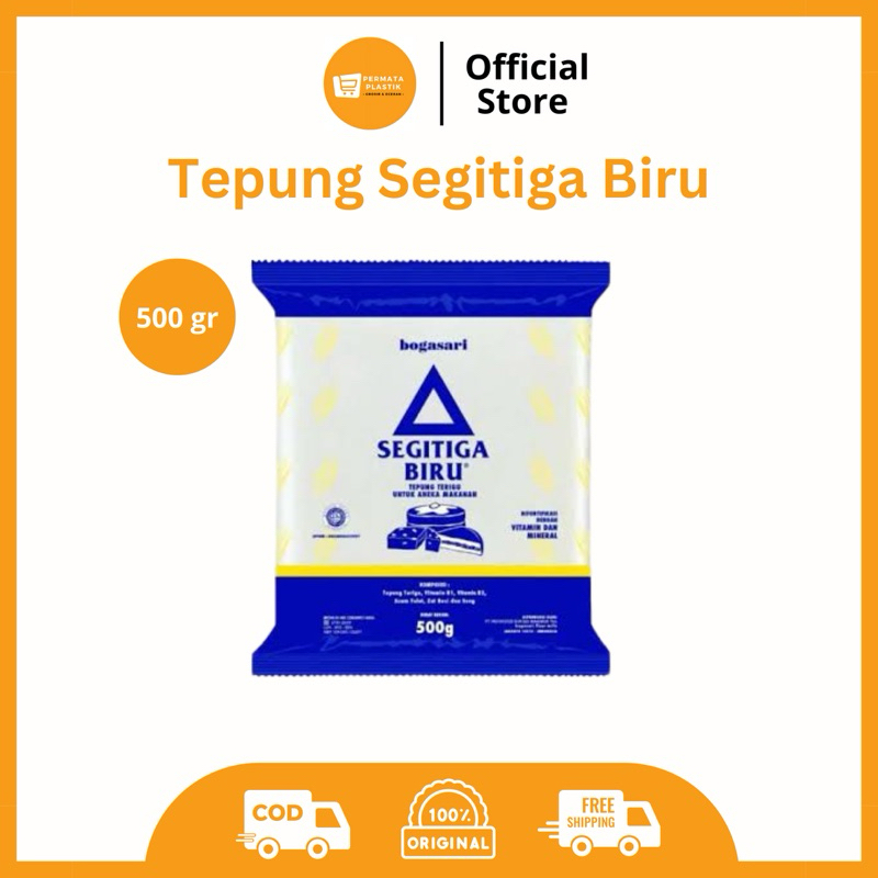 

Tepung Terigu Segitiga Biru Kemasan 500 Gram