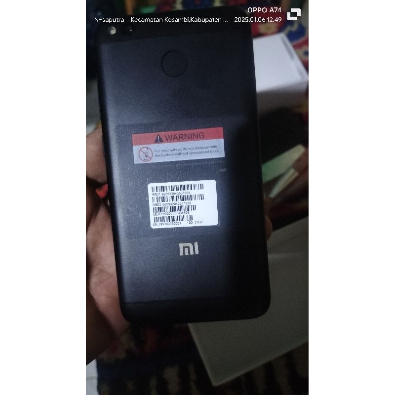 hp murah redmi 4X seken mulus no cacat