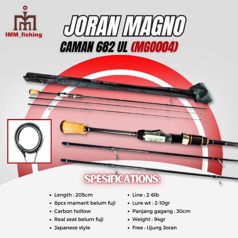 JORAN MAGNO CAMAN | Tongkat Pancing | Fishing Rod
