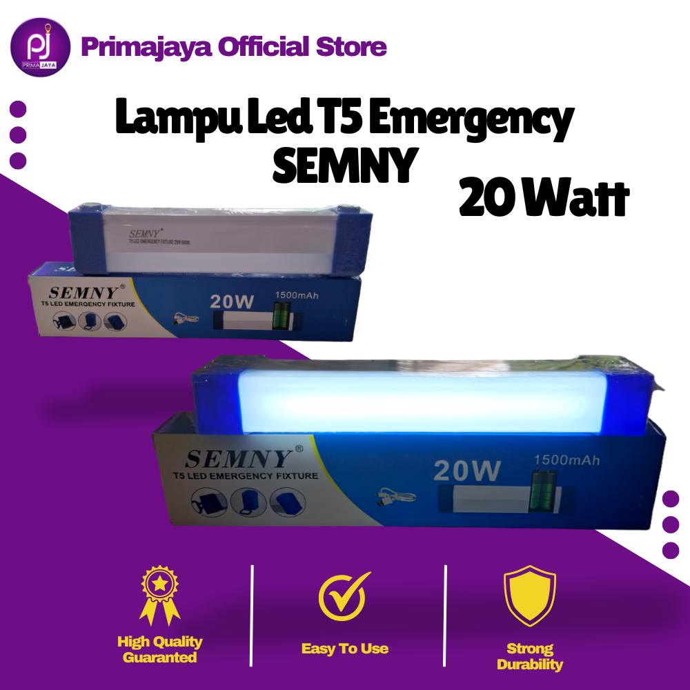 Lampu TL Neon LED T5 Tube Light 20W 17cm 40w 32cm 60W 64cm Warna Putih Modern Semny