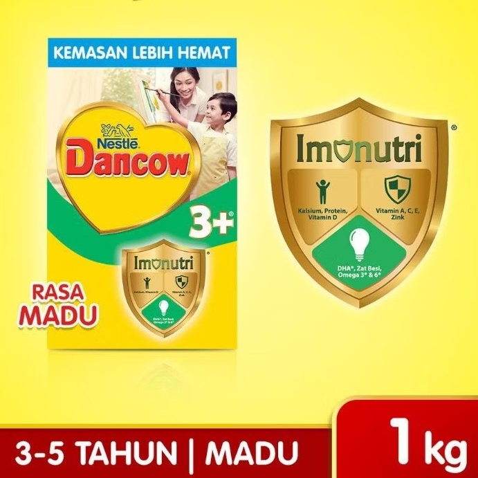 

Nestle Dancow 3+ 1kg Varian Rasa (Madu/Vanila)