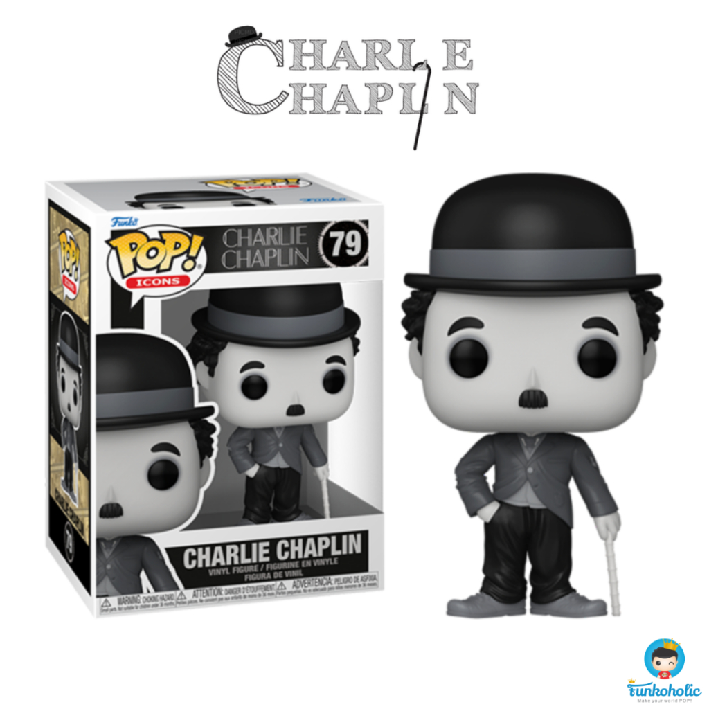 Funko POP Icons Charlie Chaplin - Charlie Chaplin #79
