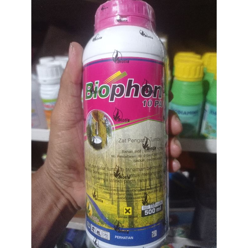 BIOPHON 10 PA 500 ML - ZAT PENGATUR TUMBUH ETEFON - BIOTIS