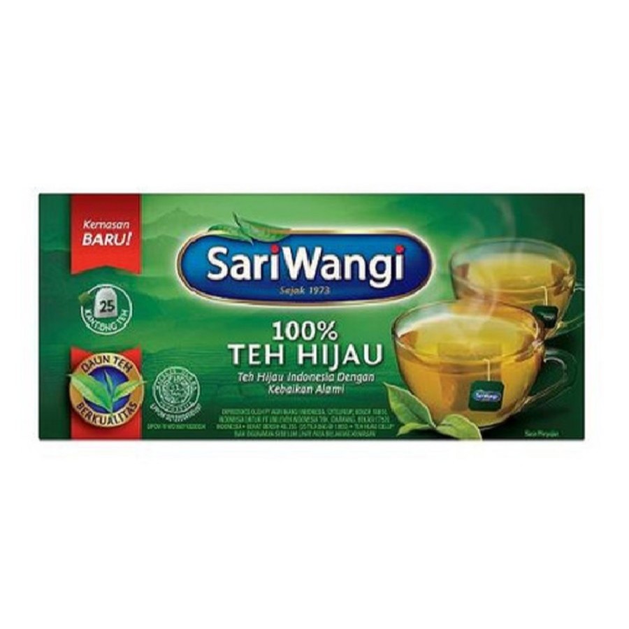 

teh celup sari wangi green tea hijau