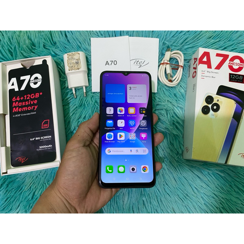 ITEL A70 4/64 BEKAS ORIGINAL SECOND