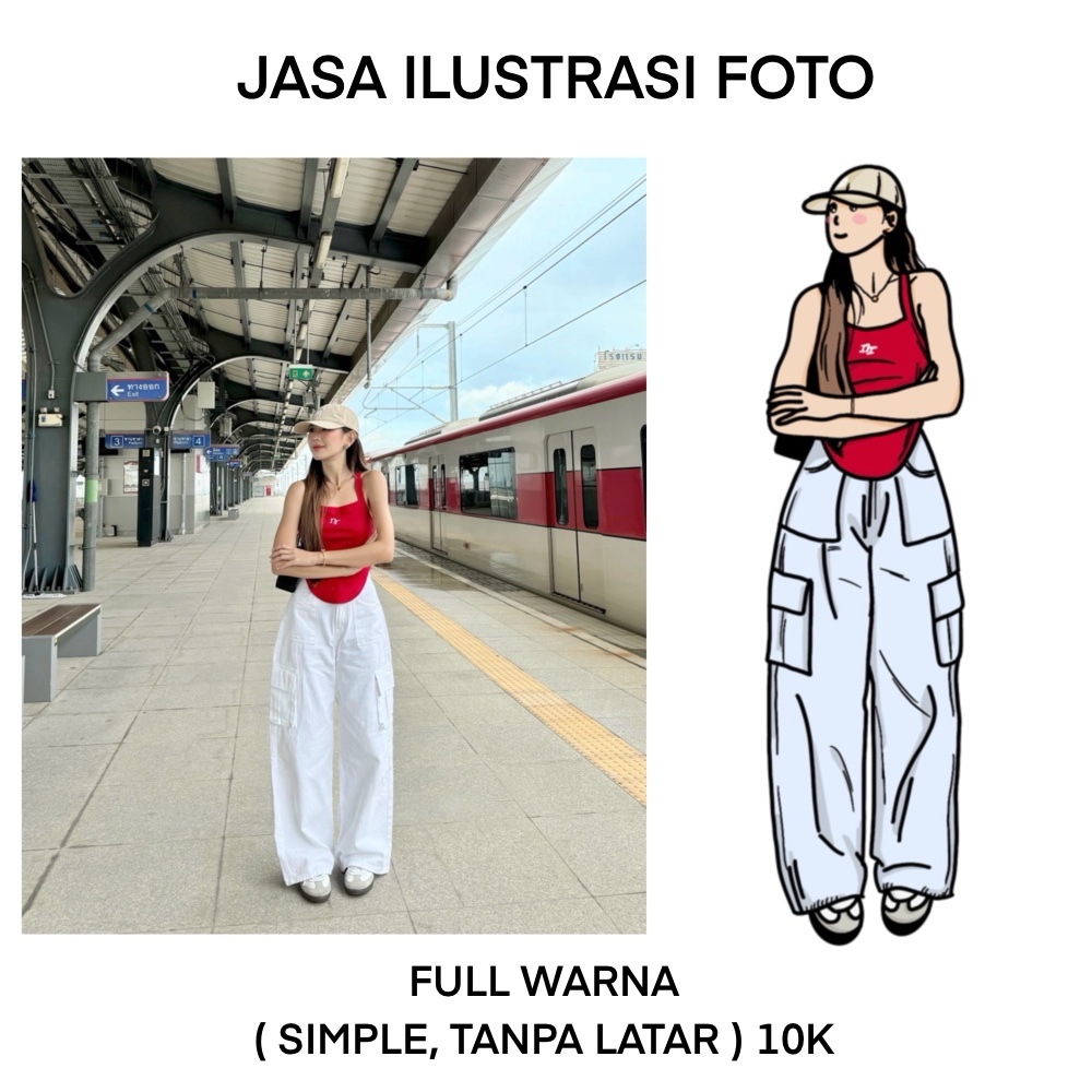 jasa ilustrasi foto, ilustrasi digital, kartun