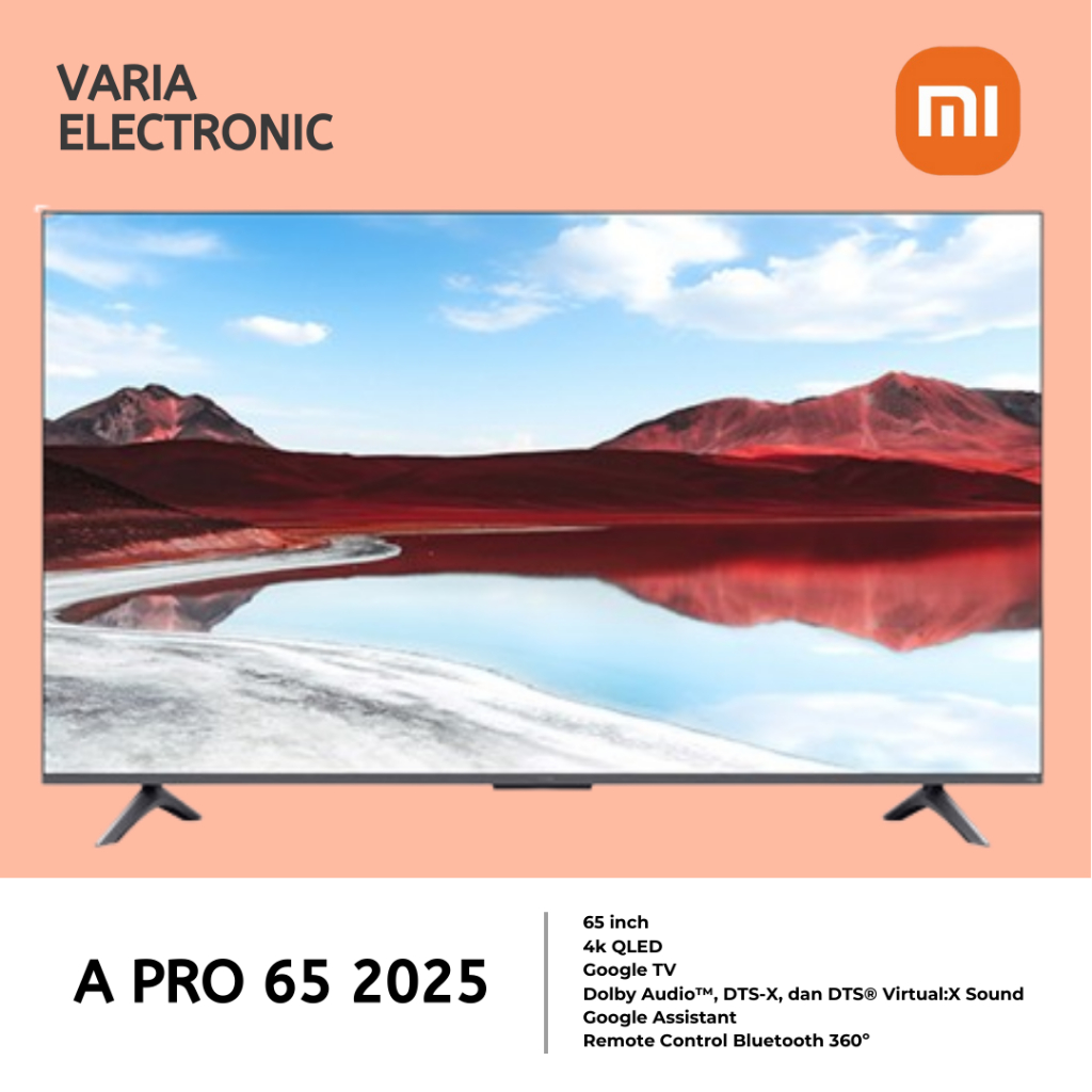 LED TV XIAOMI 65 Inch A PRO 65 2025 4K QLED Google TV