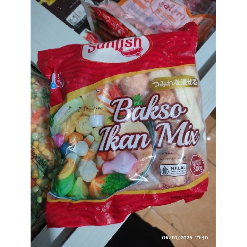 

Sunfish Bakso Ikan Mix 500gr