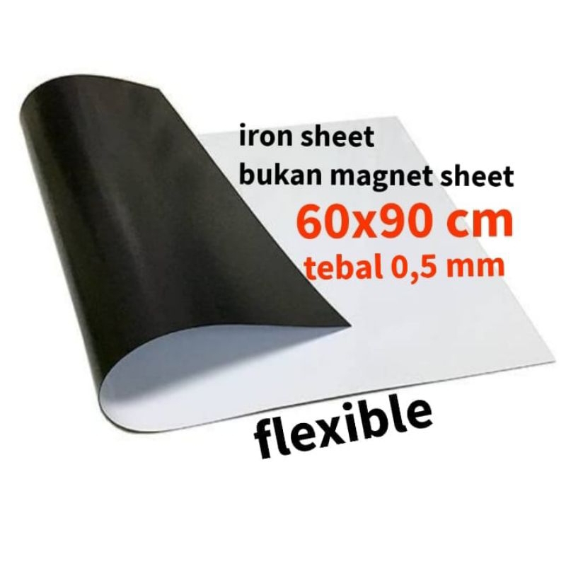 

Rubber white board 60x90cm tebal 0,5 mm