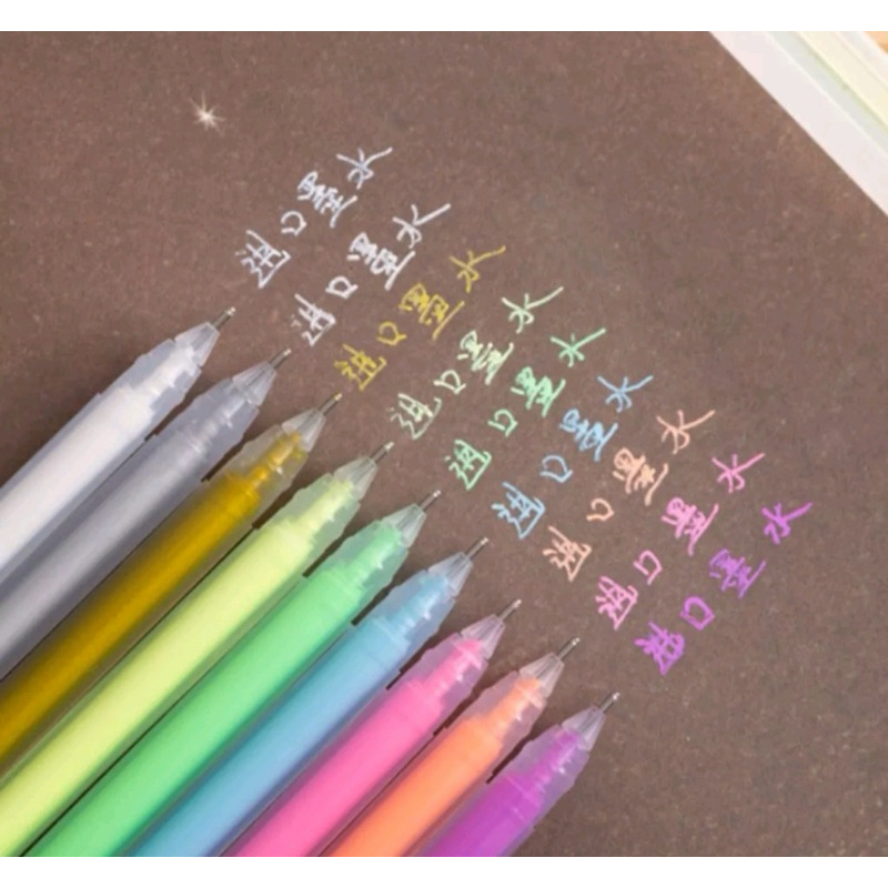 

[TGO012] - Color Gel Pen / Pulpen Berwarna / Pulpen Gel / Pulpen Scrapbook