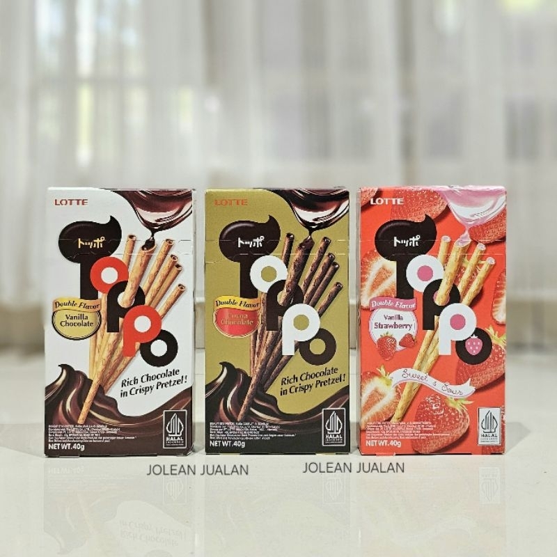 

Lotte Toppo Double Flavor Biskuit Stick 40gr