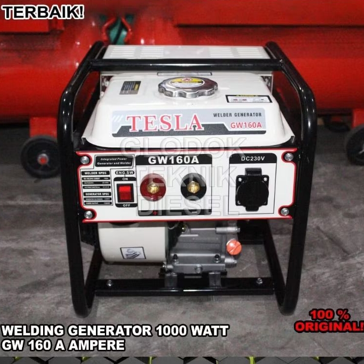 MESIN GENSET LAS 160A GW160A TESLA / welding generator Tesla gw160A