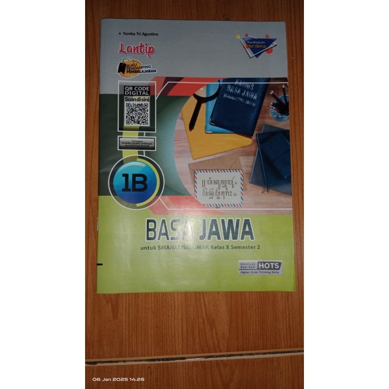 BUKU LKS BAHASA JAWA KELAS X SEMESTER GENAP /SMA/MA/SMK