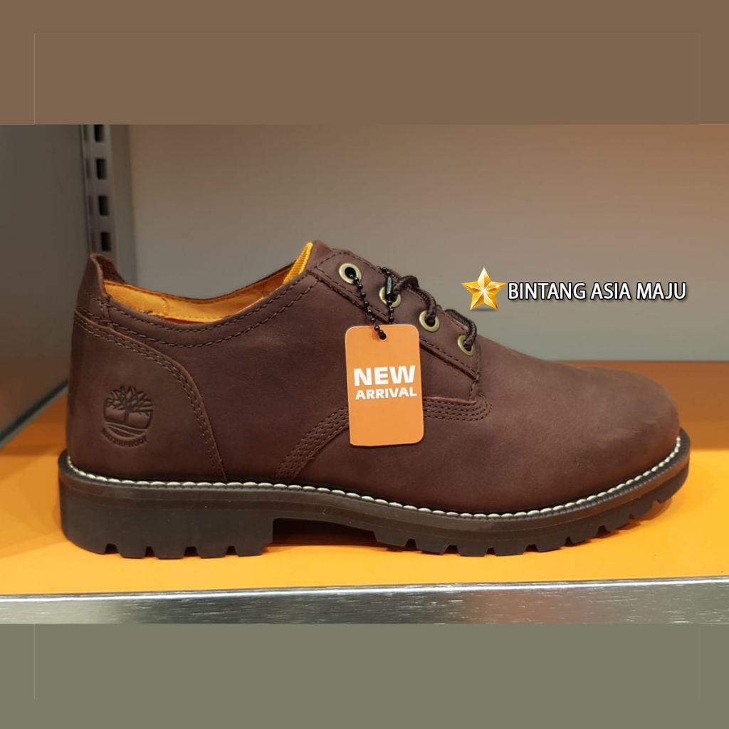 SEPATU TIMBERLAND PANTOFEL PRIA ORIGINAL FORMAL LOW CUT BOOT BOOTS KULIT ASLI ORI WATERPROOF TM06