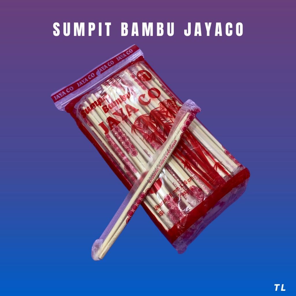 Jaya Co Sumpit Bambu Ukuran Isi 6mm x 20cm