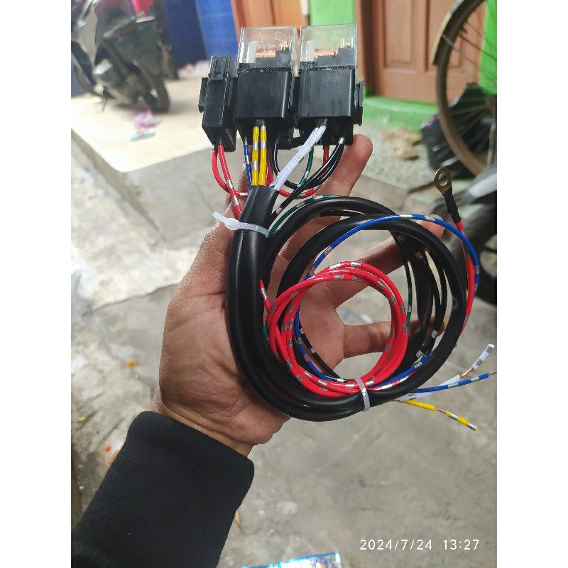 Relay Set BILED RELAY BILED 12v 80A Kabel Set Relay BILED