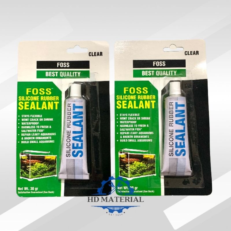Lem Kaca Foss / Lem Aquarium / Lem Kaca Bening / Lem Aquarium Bening / Lem Kaca Silicon / Aquascape 