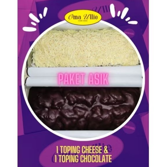

Paket Asik (1 toping cheese + 1 toping chocolate)