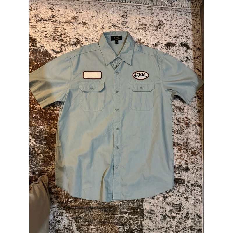 kemeja Von Dutch Mint size L original like new