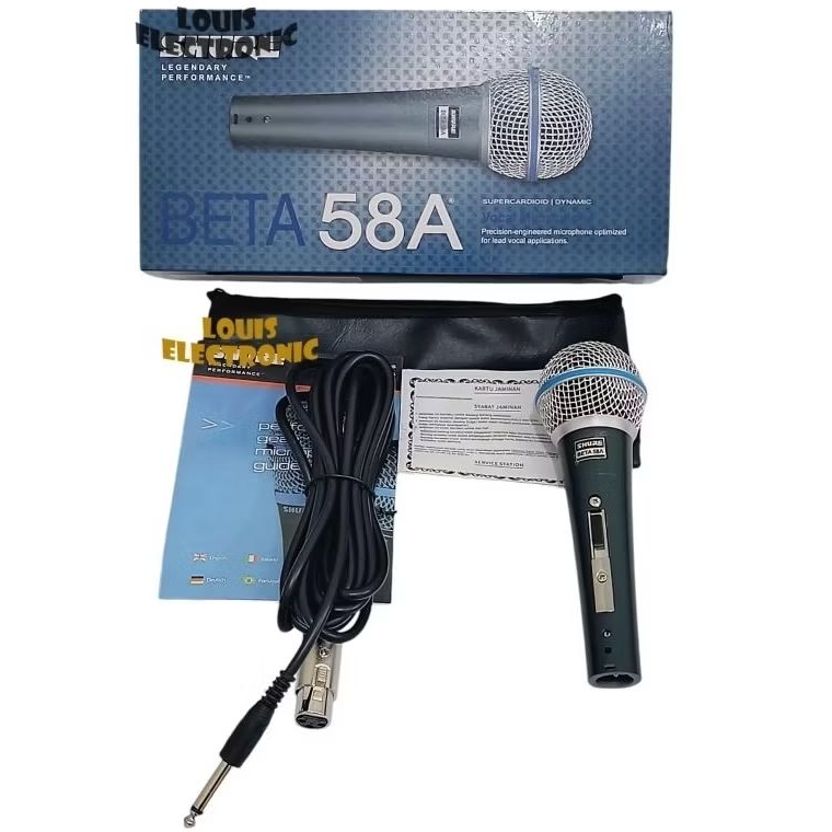 Mic Microphone Kabel Beta 58A Beta 58 A Beta58A