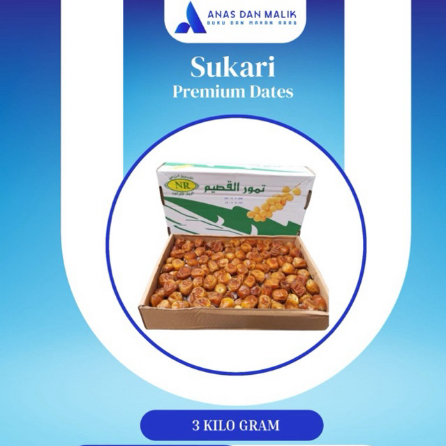 

KURMA Sukari Premium Dates 3 Kilo Gram