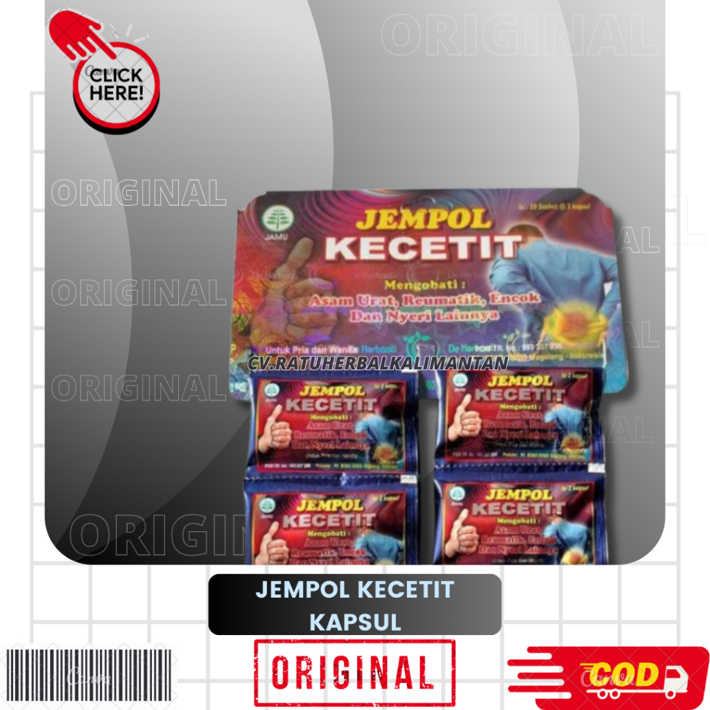 JEMPOL KECETIT KAPSUL ORIGNAL 100%