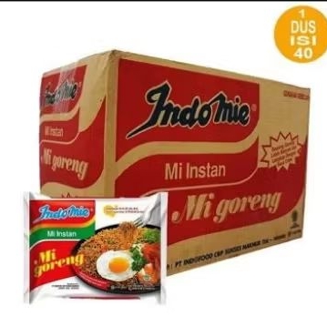 

Indomie goreng 40pcs x 10 karton