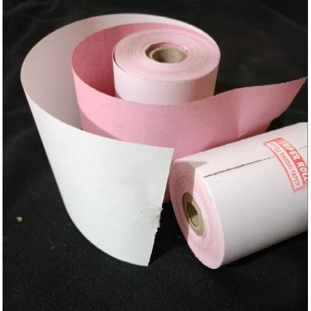 

1pcs kertas struk NCR 2ply 75x60 putih merah