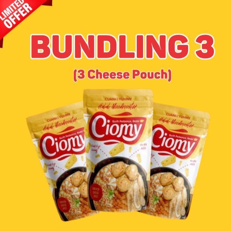 

CIOMY - Terbaru Cuanki Bundling 3 Pouch Cheese Spicy