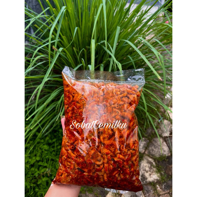 

Makaroni Cikruh Pedas Gurih Daun Jeruk Bisa COD Food Snack