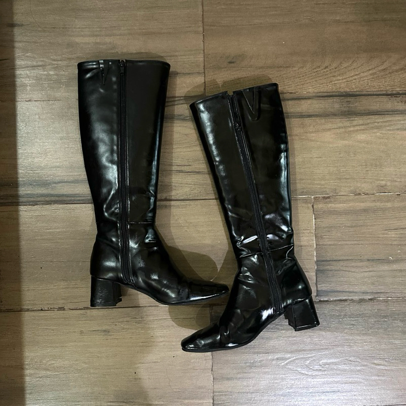 Sappun long black boots