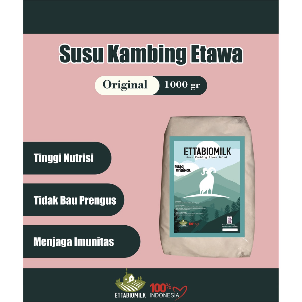 

wadistroalip ETTABIOMILK Susu Kambing Eta 1 gr PROMO !!!!