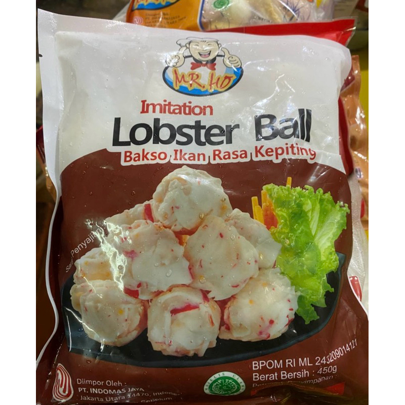 

LOBSTER BALL Baso Ikan Rasa Kepiting (MR Ho Imitation)