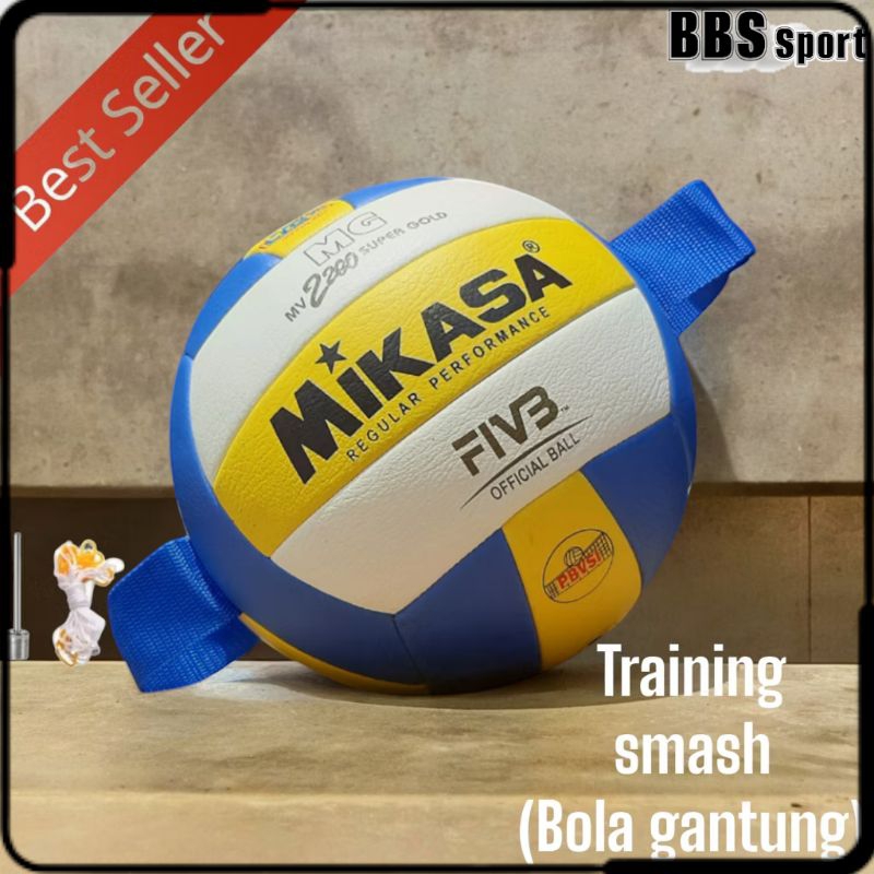 BOLA VOLI TRAINING SMASH ( BOLA GANTUNG ) ALAT LATIHAN SMASH BOLA VOLI