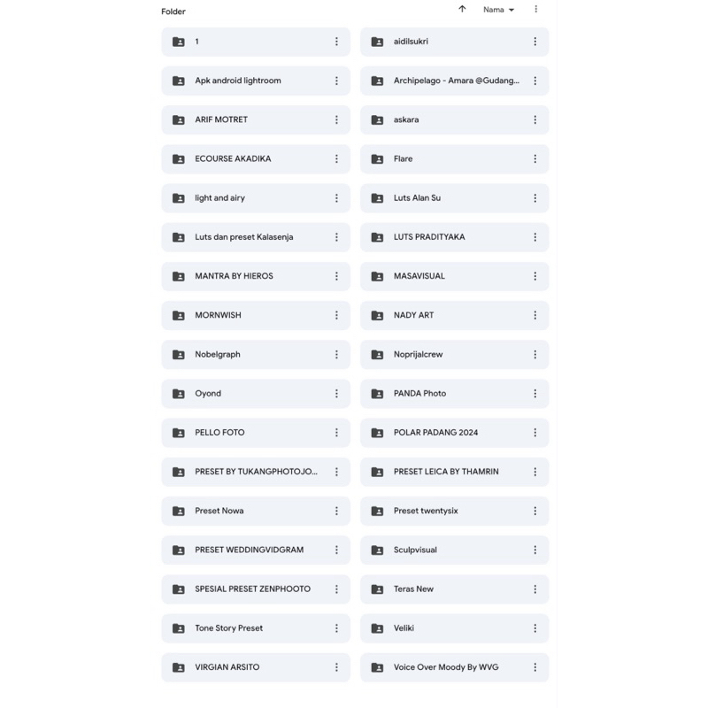 All pack Preset & luts Wedding original (semua preset di etalase)