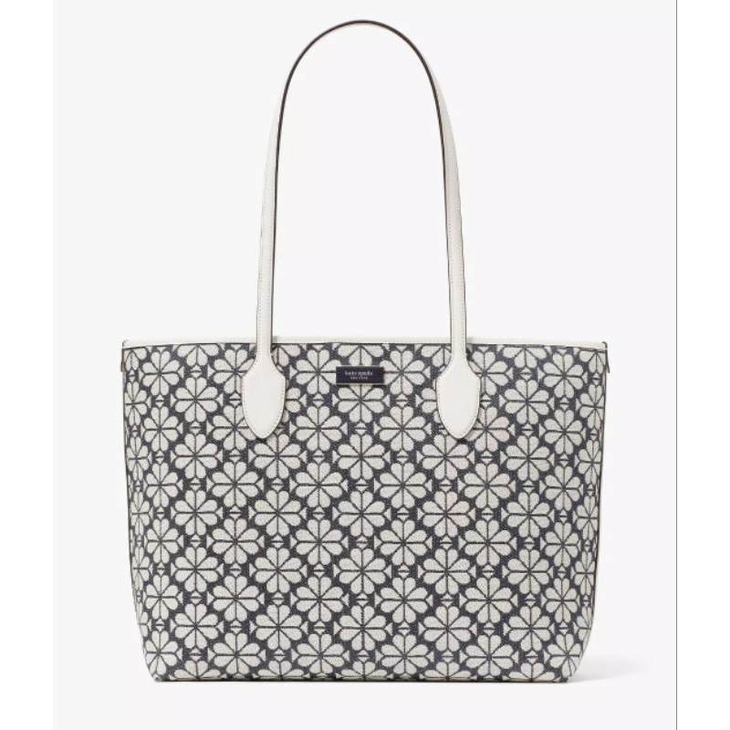 KS FLOWER JACQUARD BLEECKER LARGE TOTE