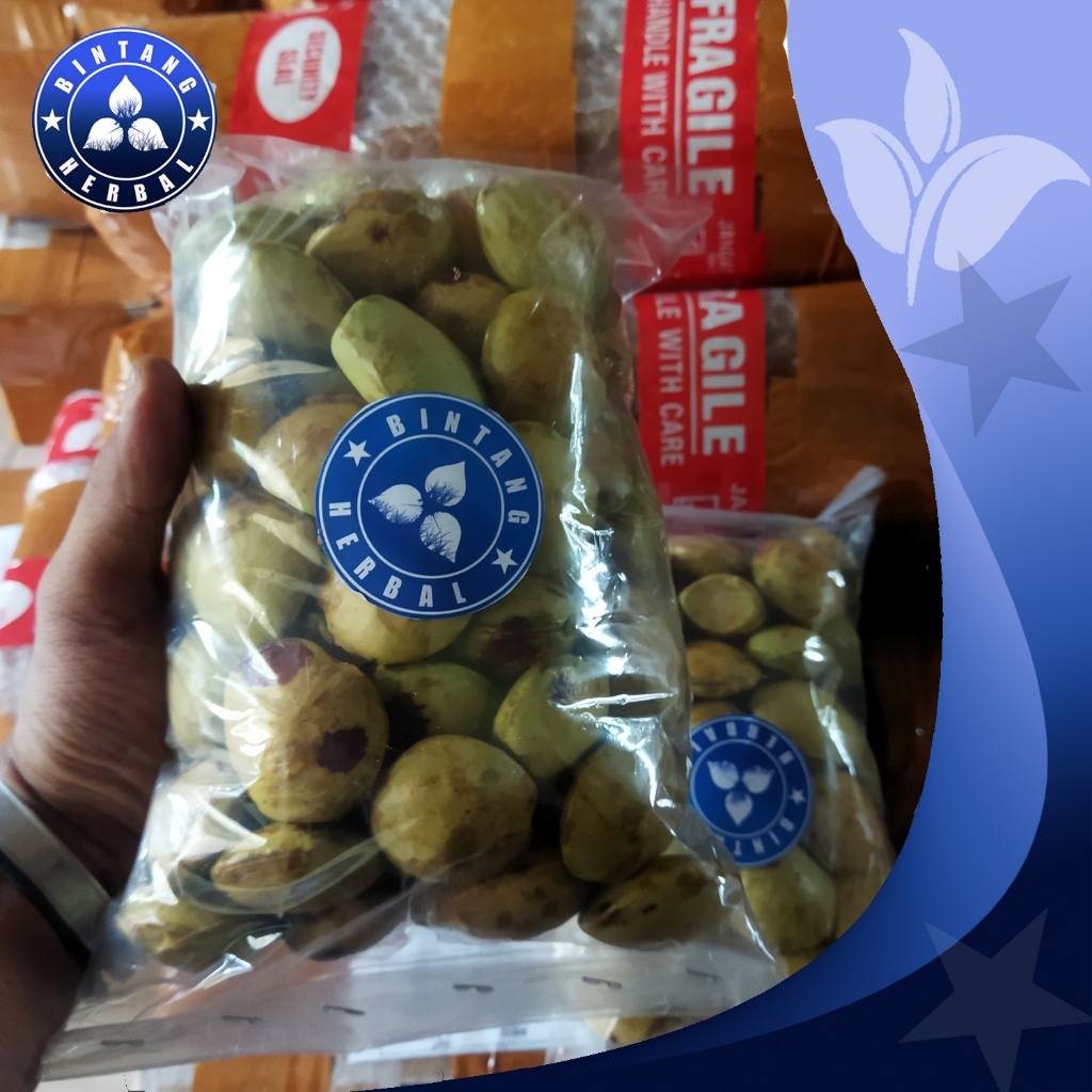 

si pulen jengkol tua kupas belum rendam super sortir \ 1 kg - bintang herbal