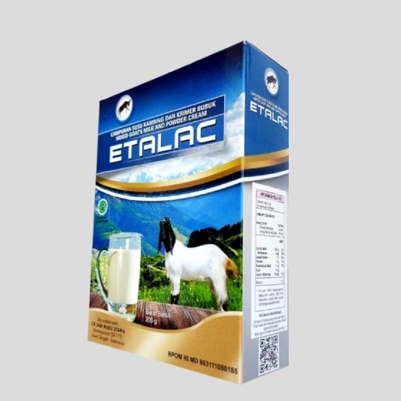 

ETALAC susu kambing etawa Bubuk Original 200g (Paket 5 Box)