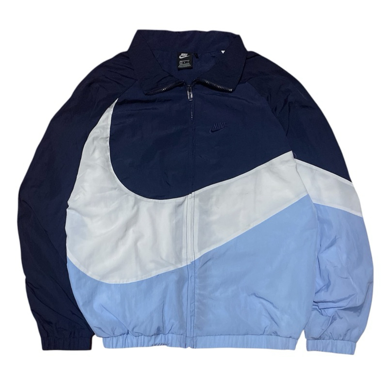 WindBreaker Jacket Nike Big Swoosh Bluesky limited edition vintage cuma 1 di indo second original