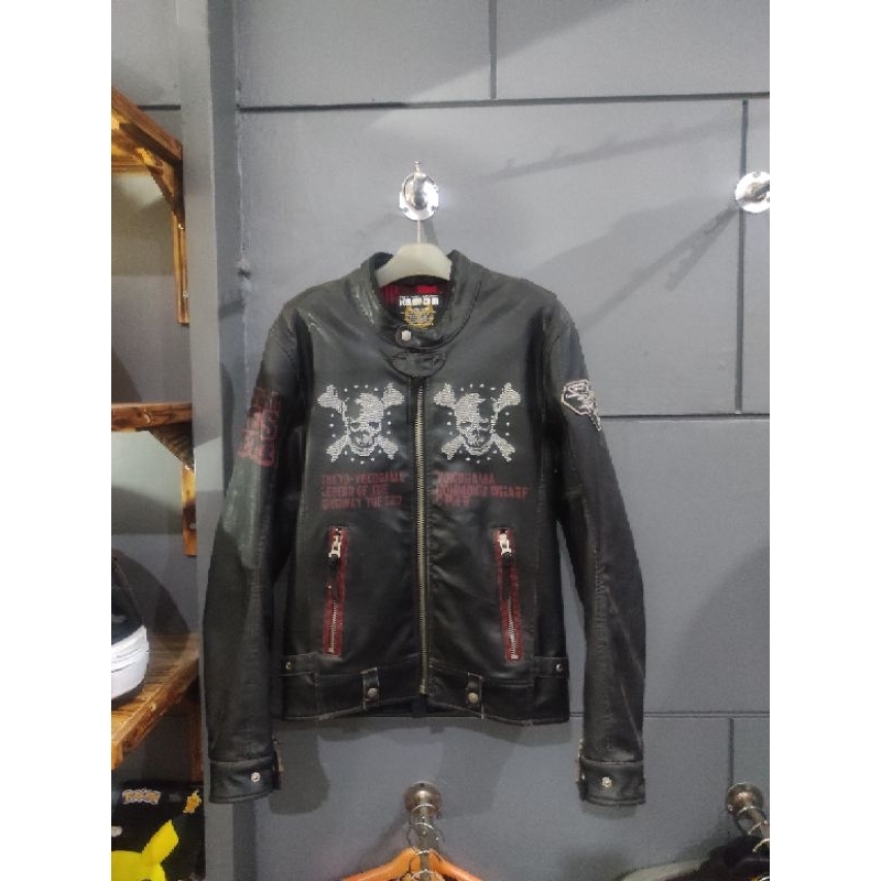 Jacket Motor Kulit Yellow Corn Original Jepang